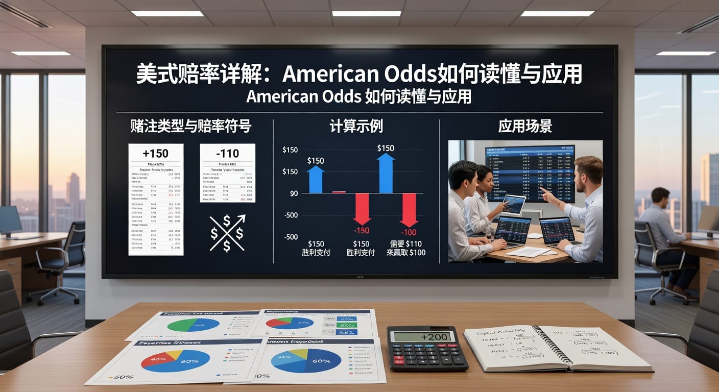 美式赔率 american odds 冠军体育 APP下载登录注册 解析