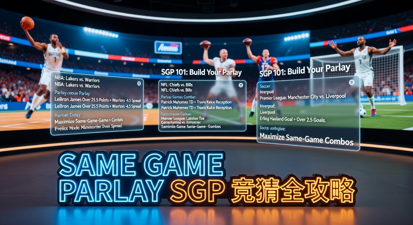 Same Game Parlay (SGP) 深度解析：解析体育博彩新潮流