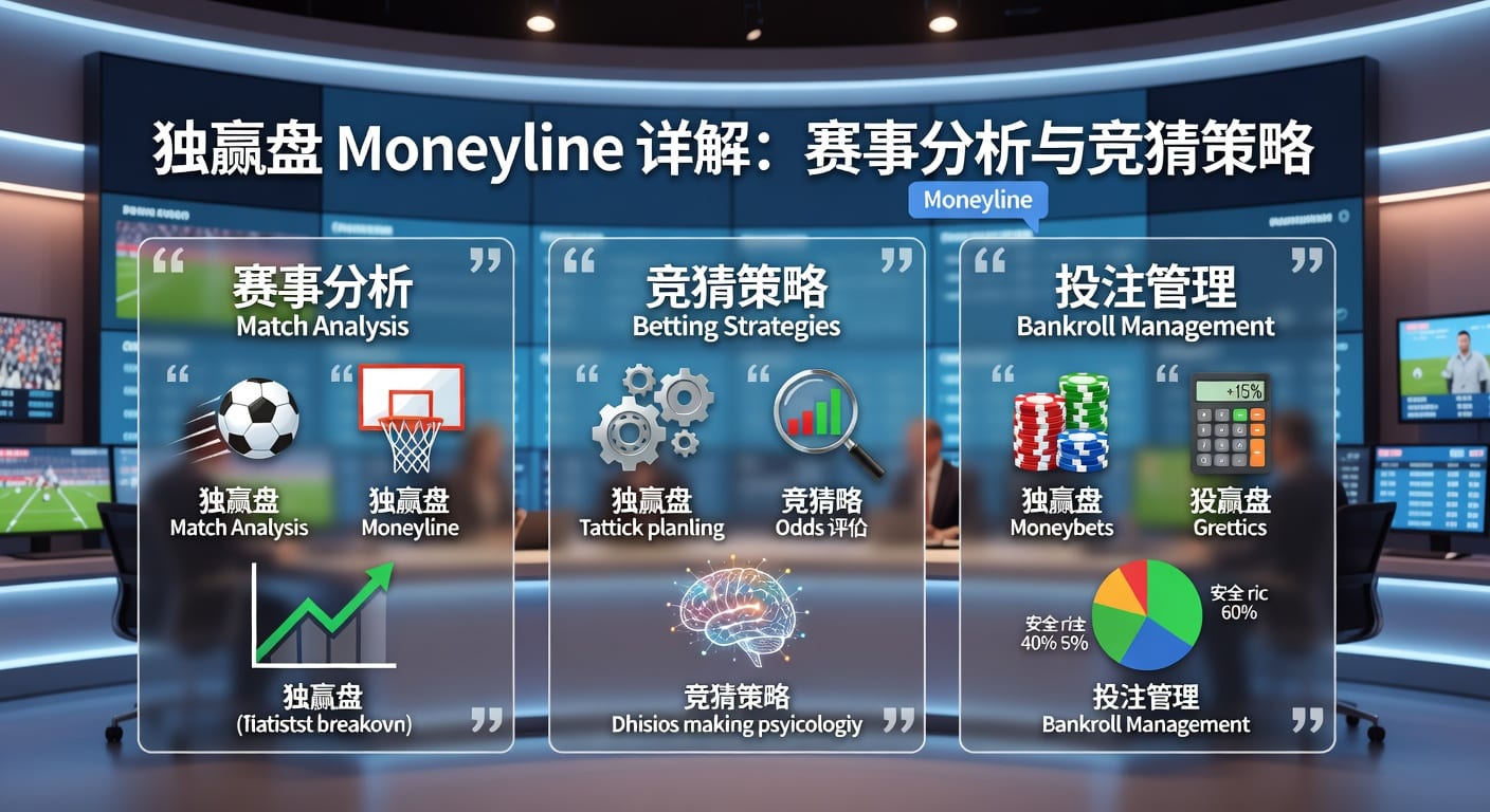 独赢盘 moneyline：投注逻辑与实战判断